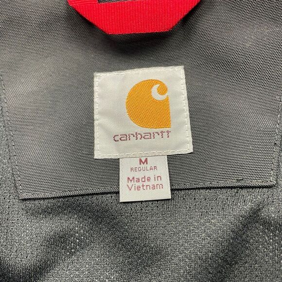 Carhartt Jacket Mens Medium Black Storm Defender Workwear Full Zip Outdoor - Picture 7 of 14